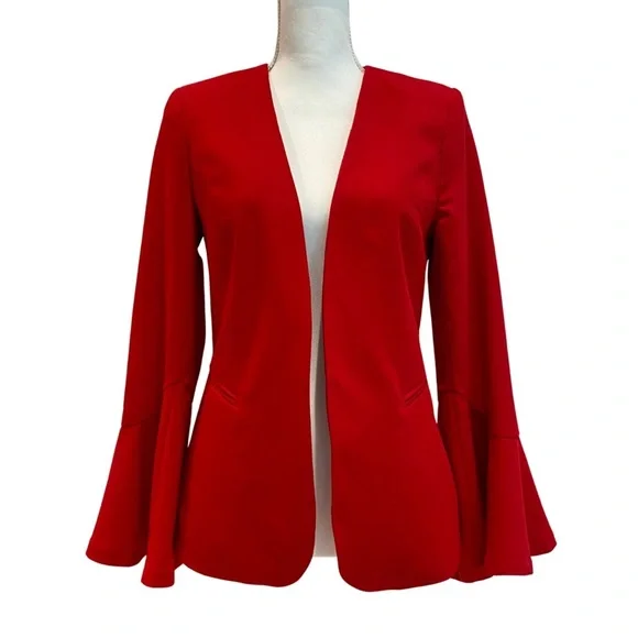 Worthington Red Blazer flare open - Picture 6 of 13